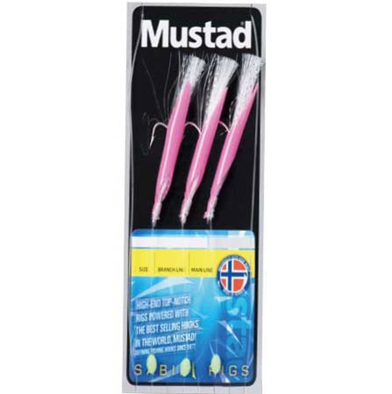 Mustad Daylight Fluo Pink Rigs