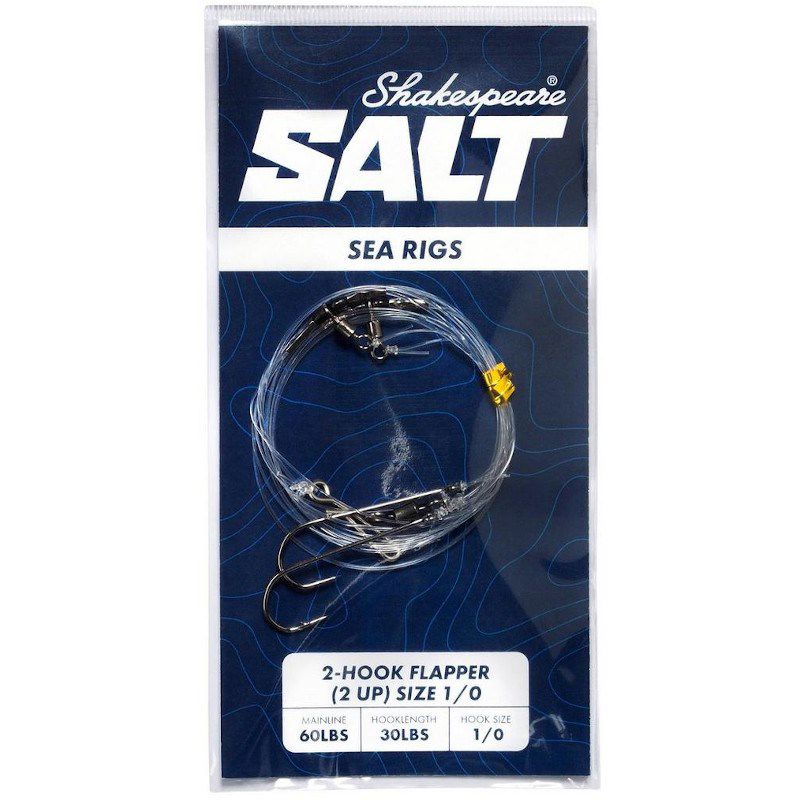 Shakespeare Salt 2 Hook Flapper (2 UP) Rig