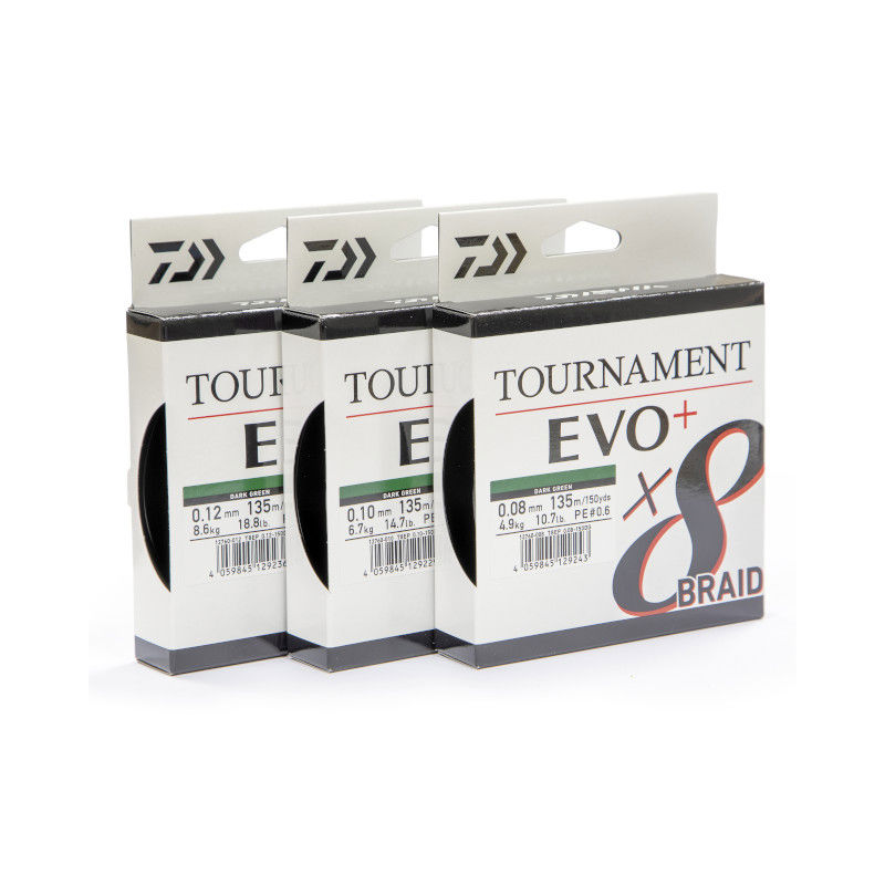 Daiwa Tournament EVO+ X8 Braid