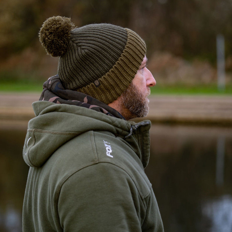 Fox Heavy Knit Bobble Hat