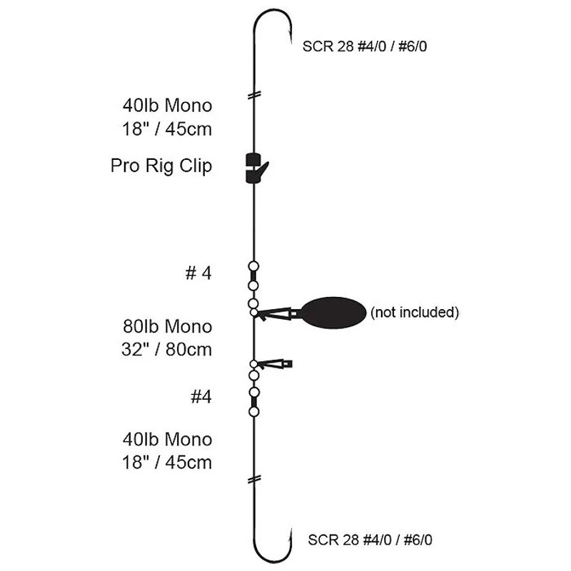 Cox & Rawle Cod Rig 4/0