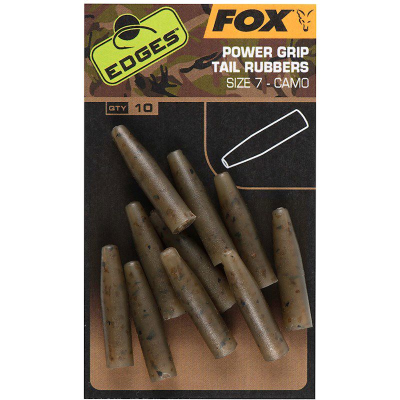 Fox Edges Camo Powergrip Tail Rubbers